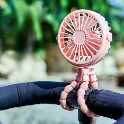 Portable Clip-On Baby Fan – Quiet Cooling for Stroller & Crib